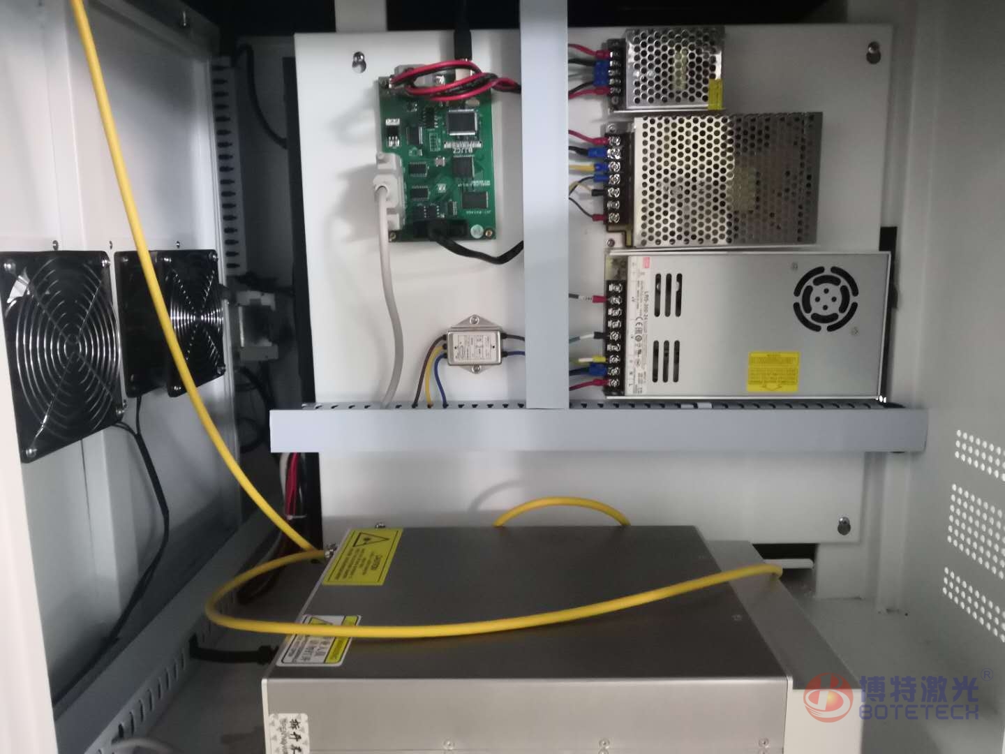 光纖激光打標機內部走線結構 光纖激光打標機內部走線結構